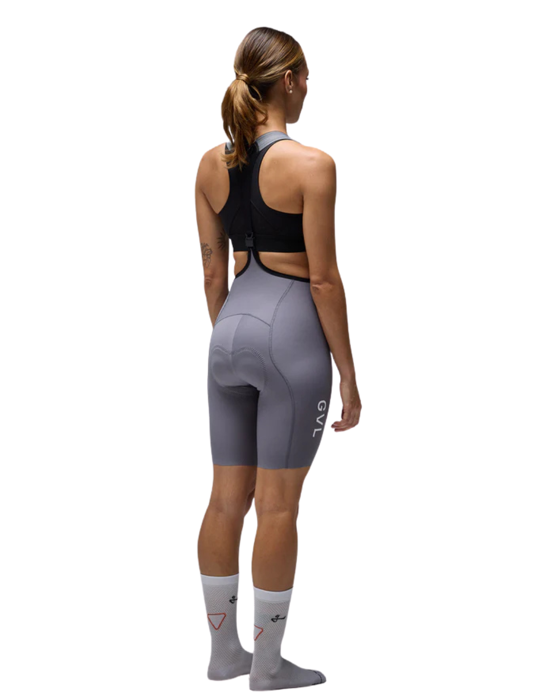 PANTALONETA CON TIRAS GIVELO LACEFLY BIB SHORTS GRIS DAMA