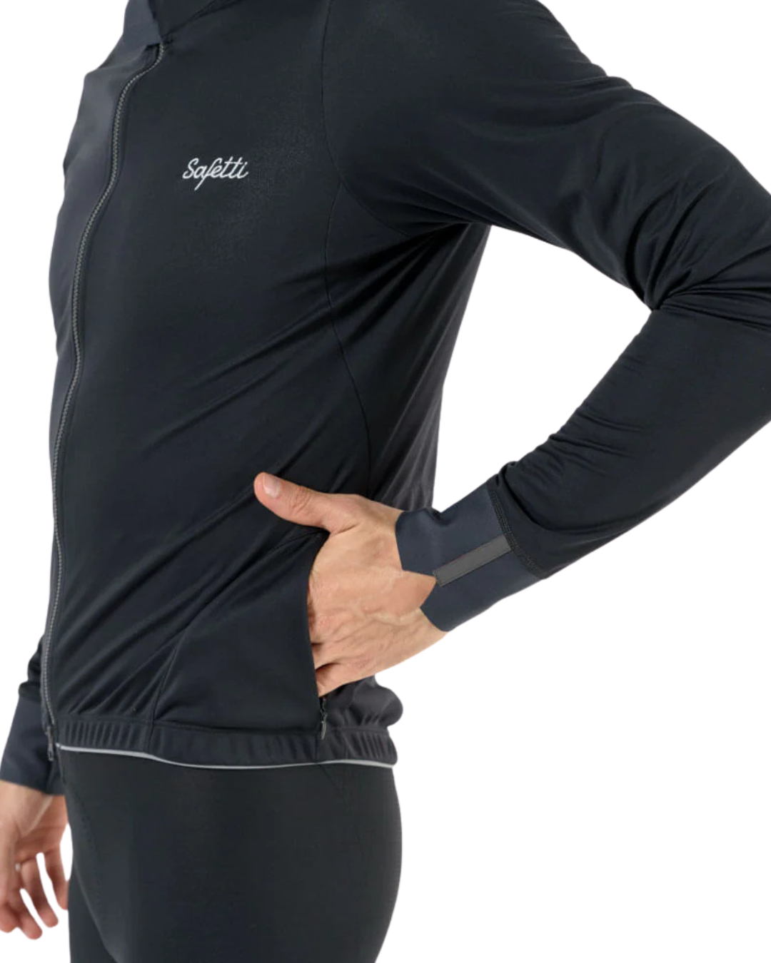CHAQUETA SAFETTI ALPES TÉRMICA NEGRA HOMBRE
