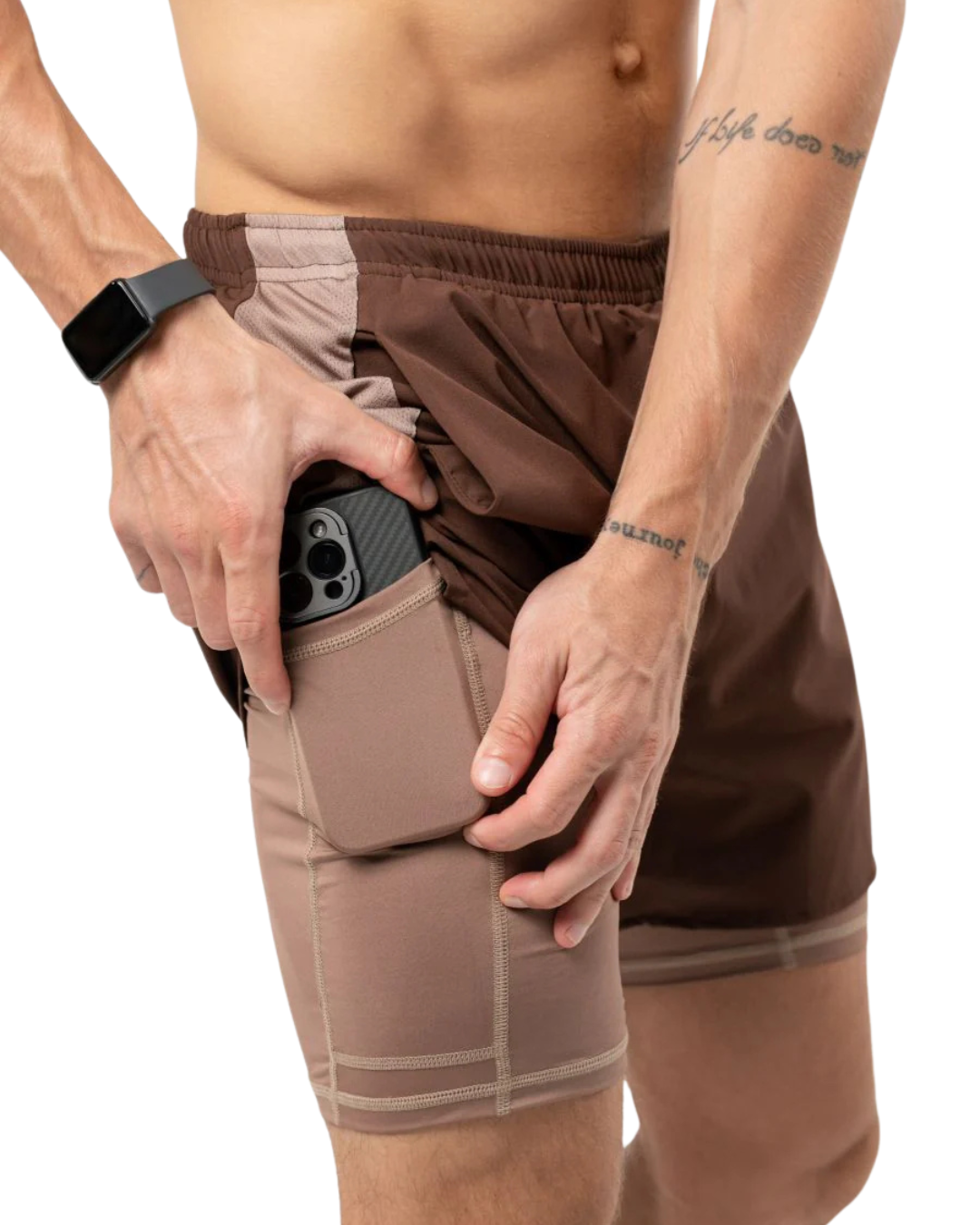PANTALONETA RUNNING NO RULES CHOCOLATE