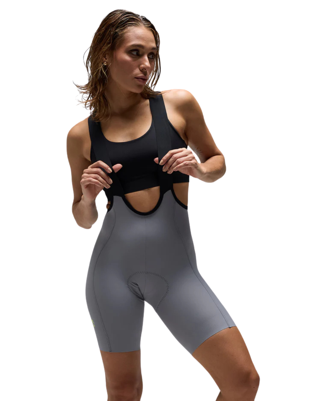 PANTALONETA CON TIRAS GIVELO GVL RT HD PRO 2.0 GRIS CLARO DAMA