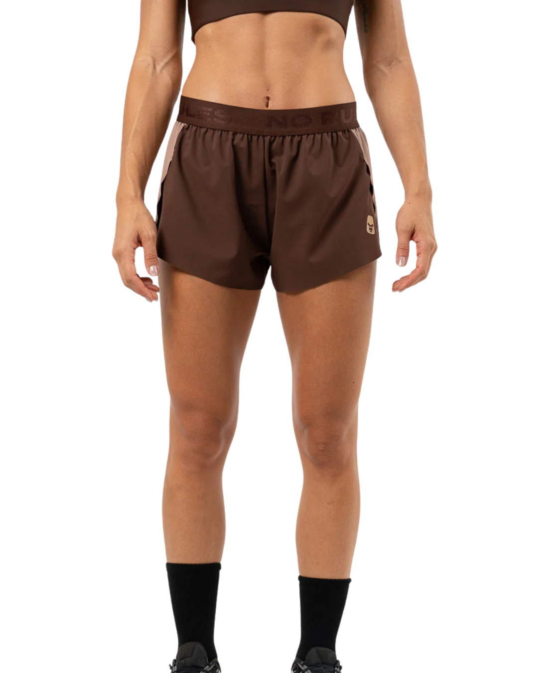 SHORT RUNNING NO RULES PERFORMANCE CON LICRA INTERIOR CHOCOLATE