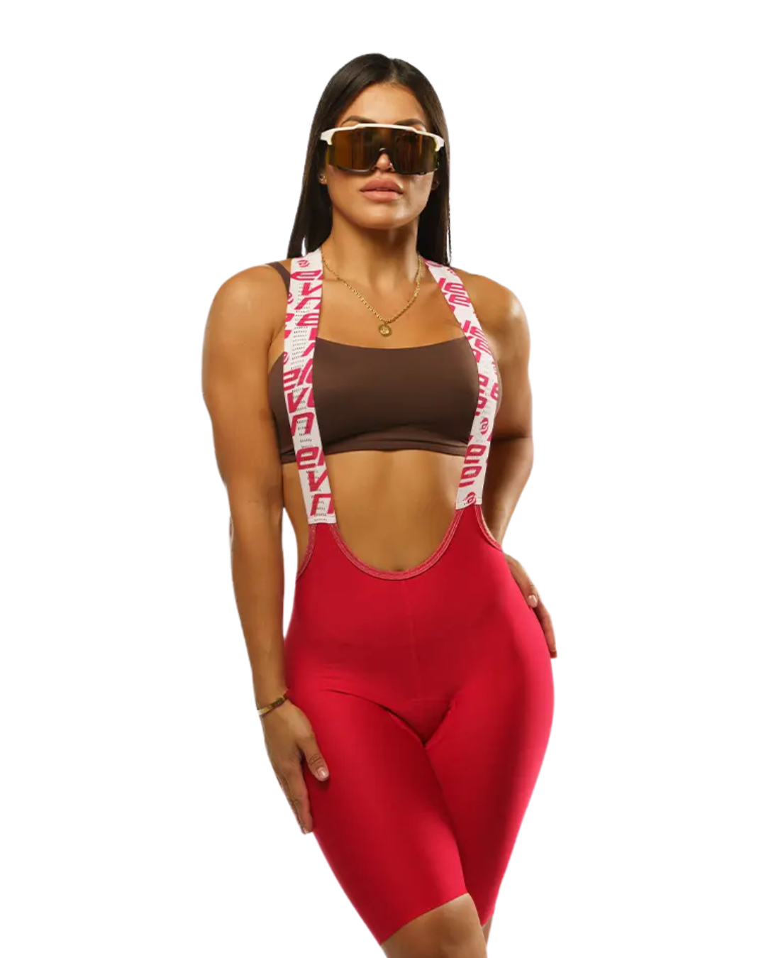 PANTALONETA CON TIRAS ESTELAR ELEVEN ROJO DAMA