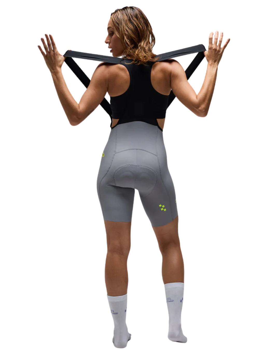 PANTALONETA CON TIRAS GIVELO GVL RT HD PRO 2.0 GRIS CLARO DAMA
