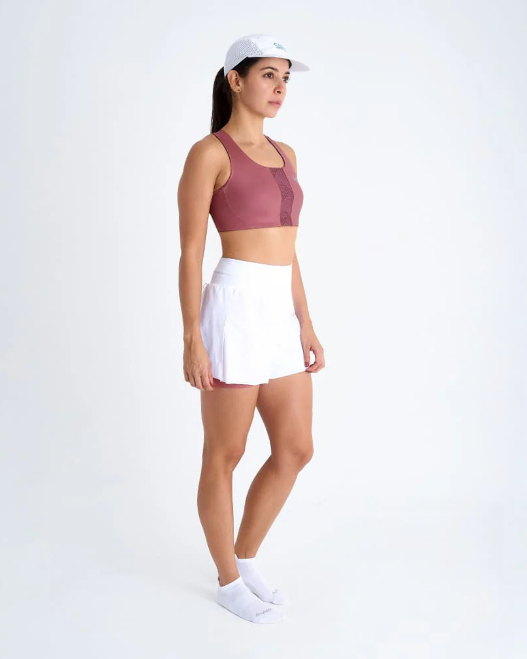 PANTALONETA RUNNING/PADEL SAFETTI BLANCO DAMA