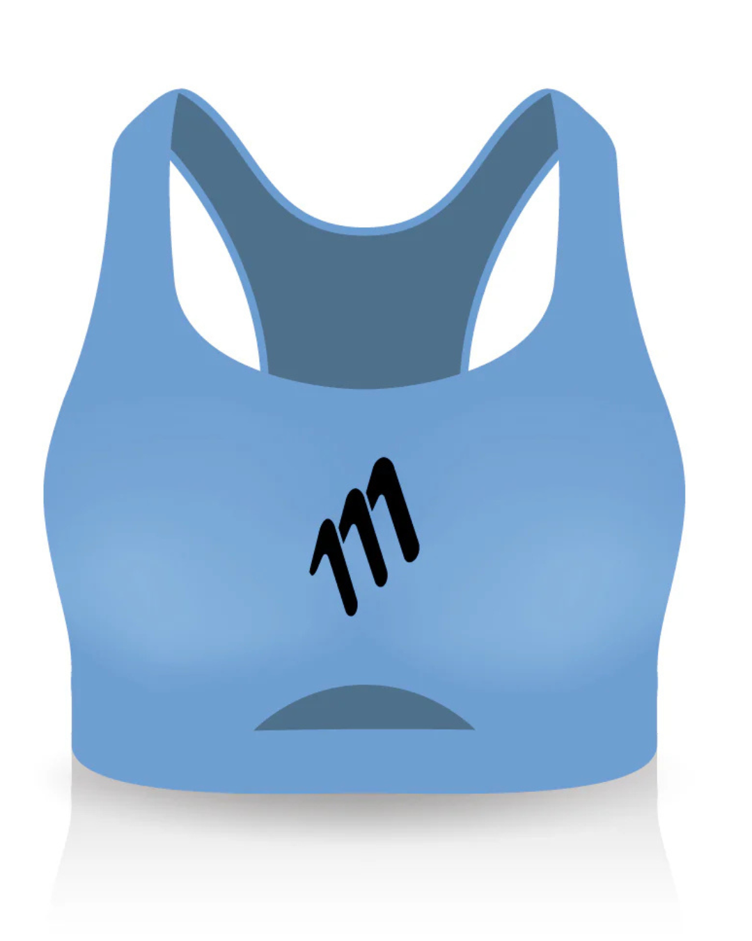 TOP RUNNING 111 ABIERTO AZUL CIELO DAMA