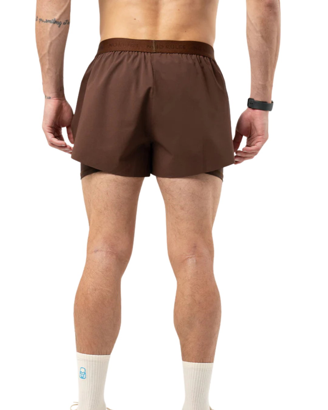 PANTALONETA RUNNING NO RULES CORE MOTION CHOCOLATE