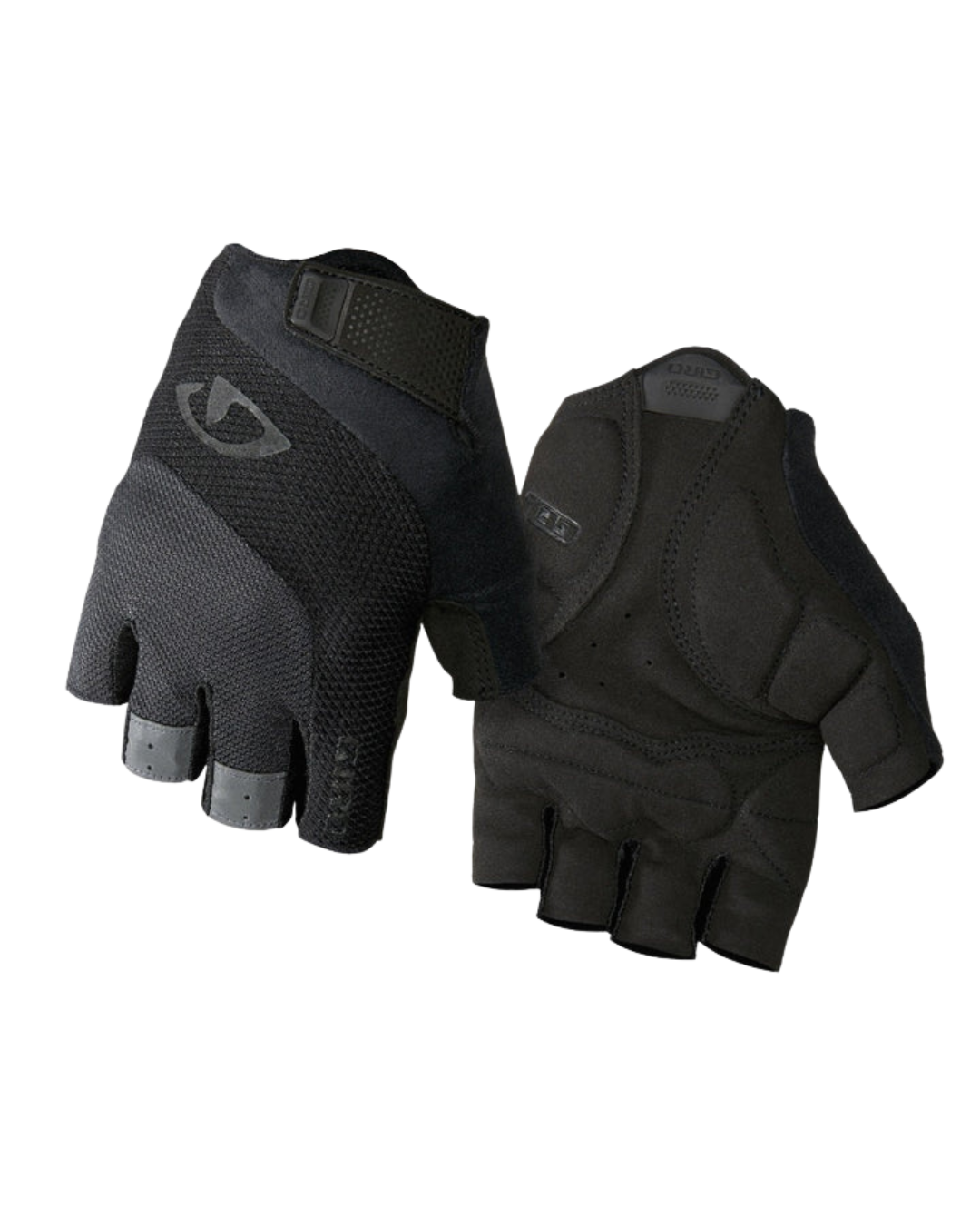GUANTES CICLISMO GIRO BRAVO GEL DEDO CORTO NEGRO UNISEX