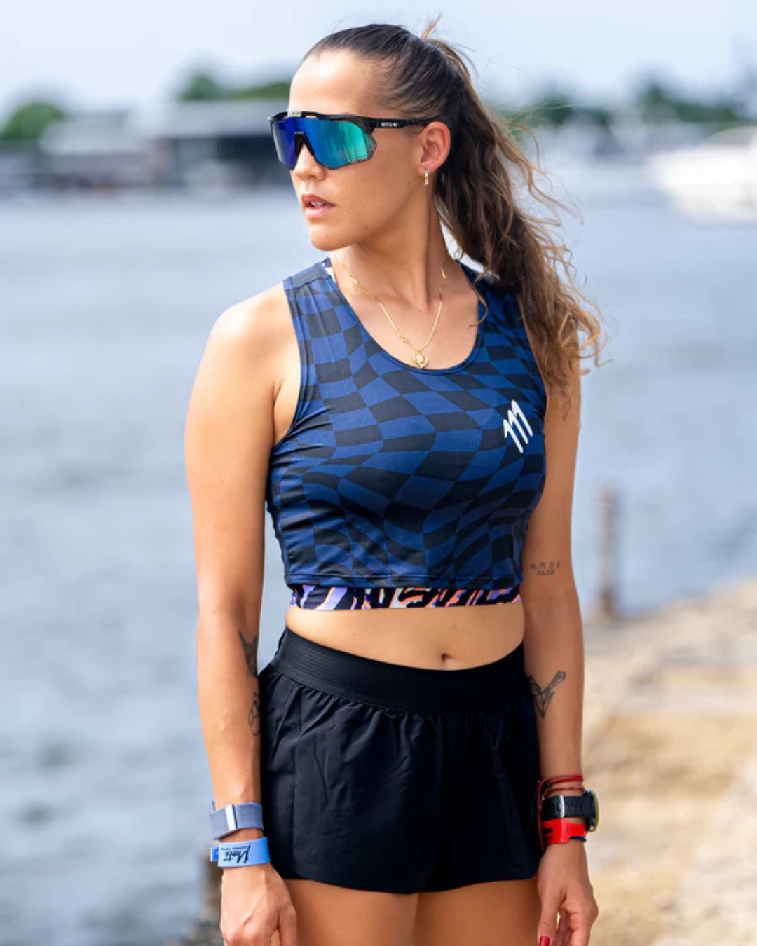 PANTALONETA RUNNING 111 ELITE NEGRA DAMA