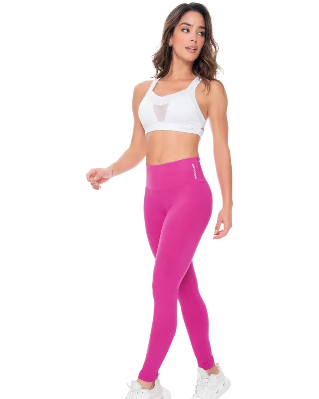 LEGGINS RUNNING BABALÚ SUPLEX FUCSIA NEON DAMA