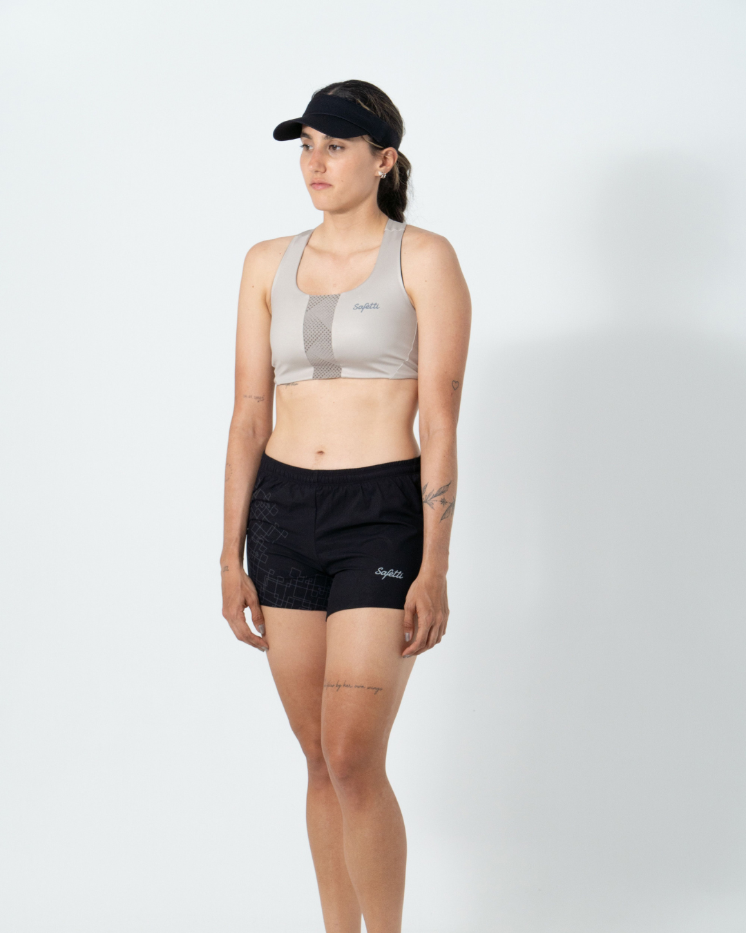 PANTALONETA RUNNING SAFETTI VENTURI NEGRA DAMA
