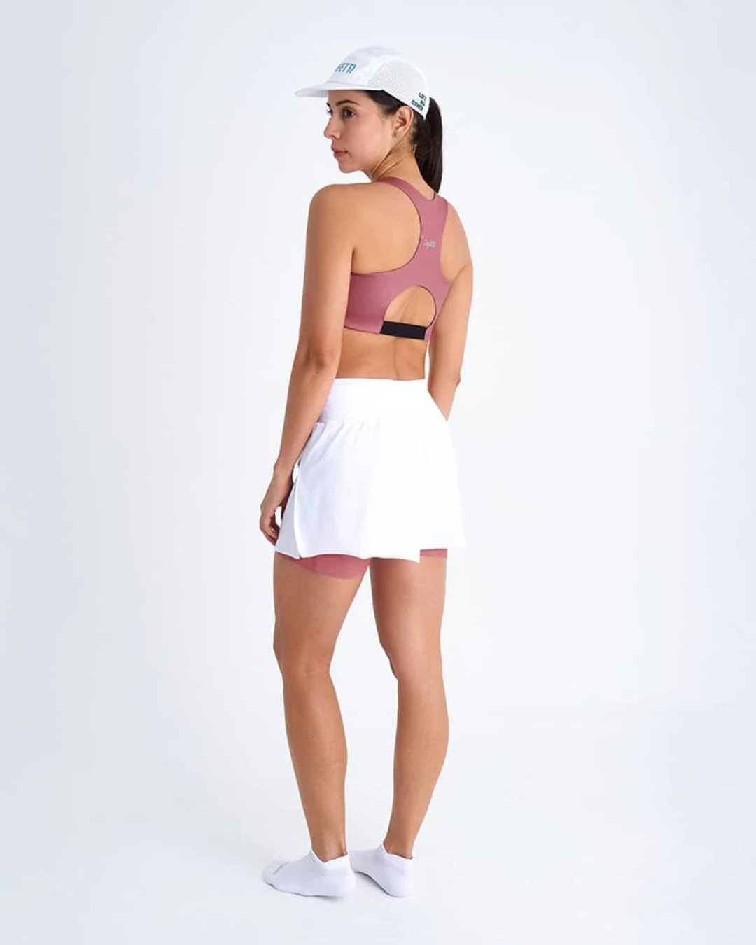 PANTALONETA RUNNING/PADEL SAFETTI BLANCO DAMA