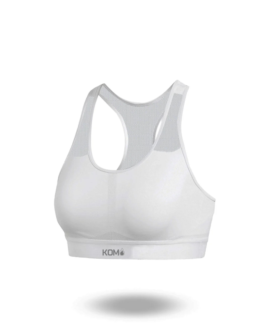 TOP KOM EN MICROFIBRA BLANCO DAMA