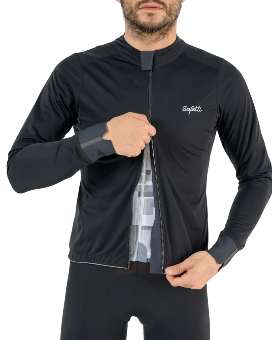 CHAQUETA SAFETTI ALPES TÉRMICA NEGRA HOMBRE