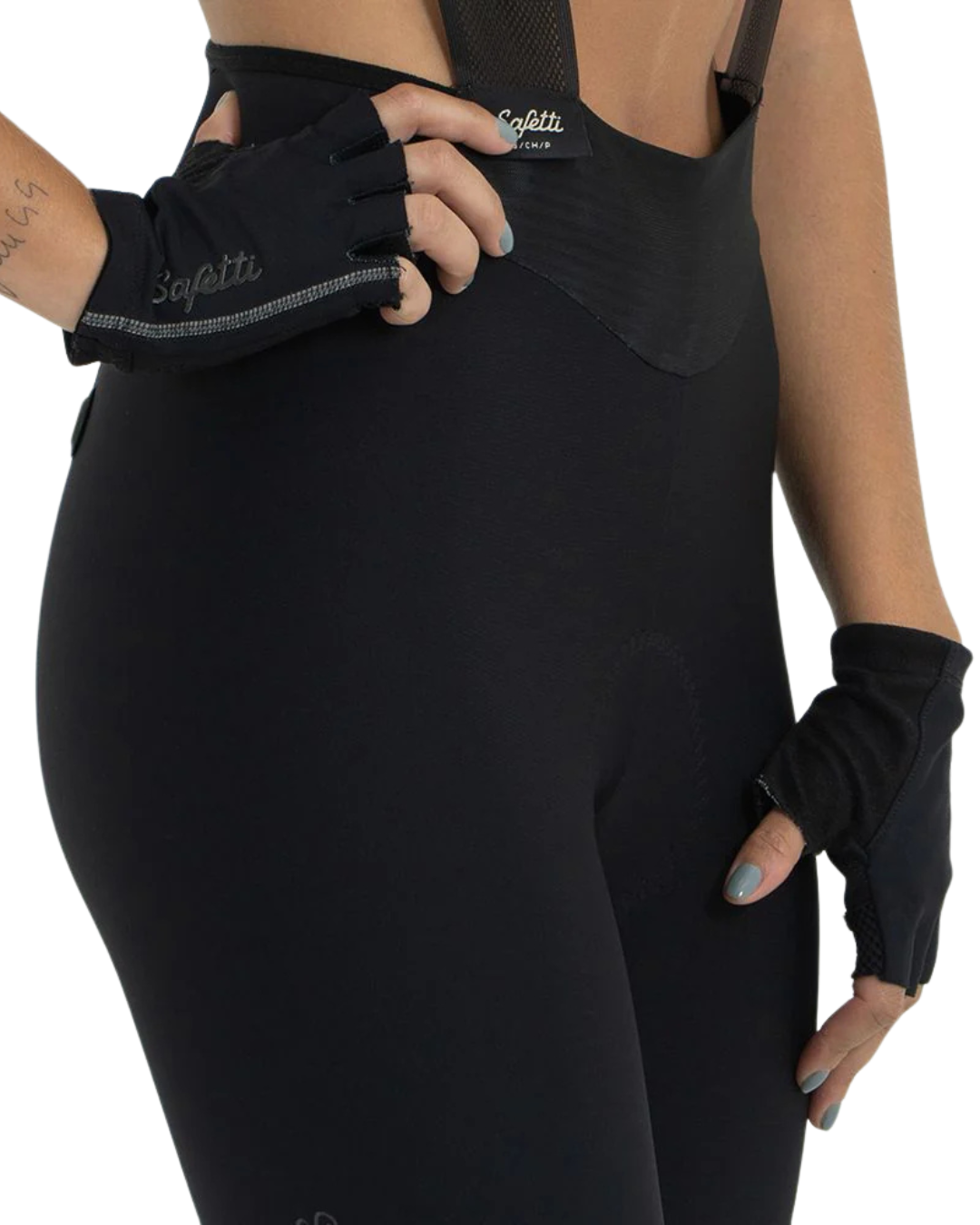 PANTALONETA CON TIRAS SAFETTI TOSCANA 2.0 NEGRO DAMA
