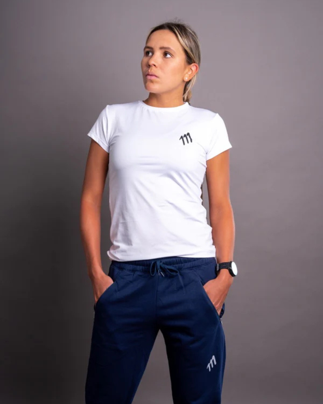 CAMISETA RUNNING 111 TEE BLANCO DAMA