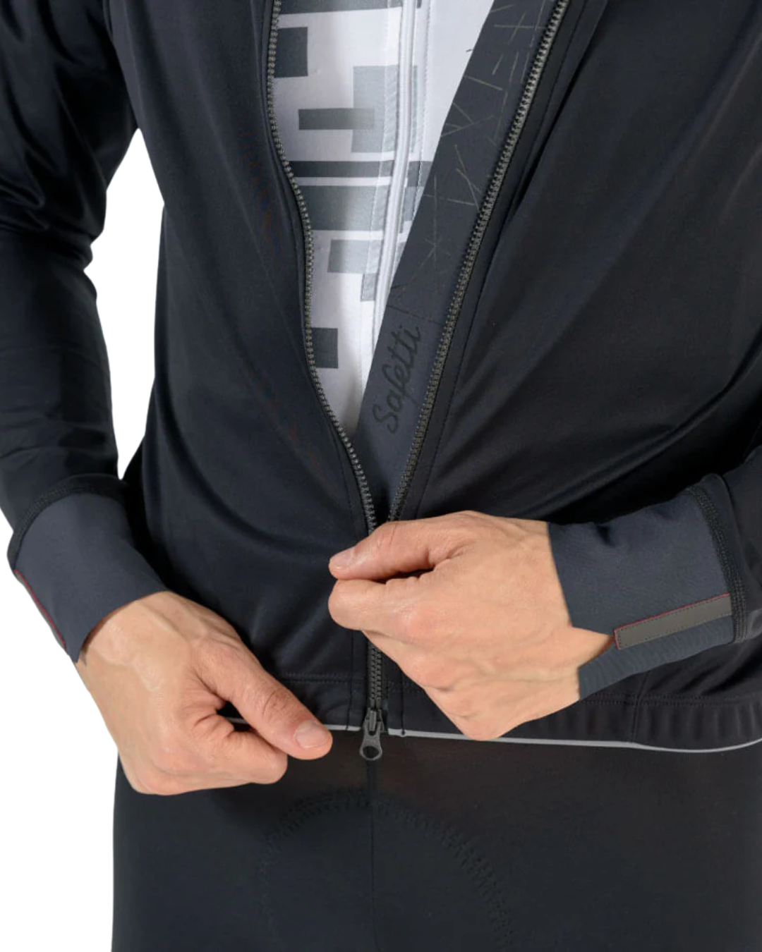CHAQUETA SAFETTI ALPES TÉRMICA NEGRA HOMBRE