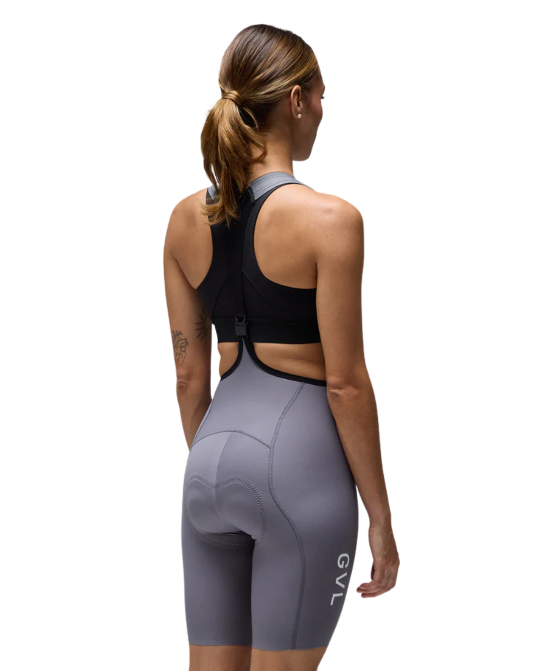 PANTALONETA CON TIRAS GIVELO LACEFLY BIB SHORTS GRIS DAMA