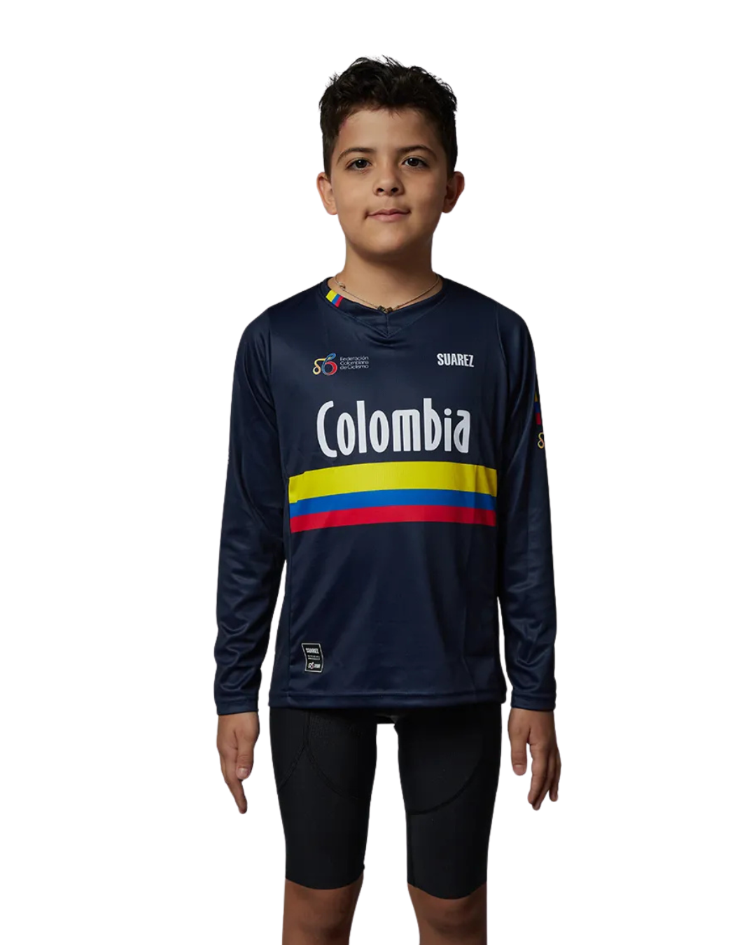 BUZO BMX NIÑOS FEDERACIÓN COLOMBIA AZUL