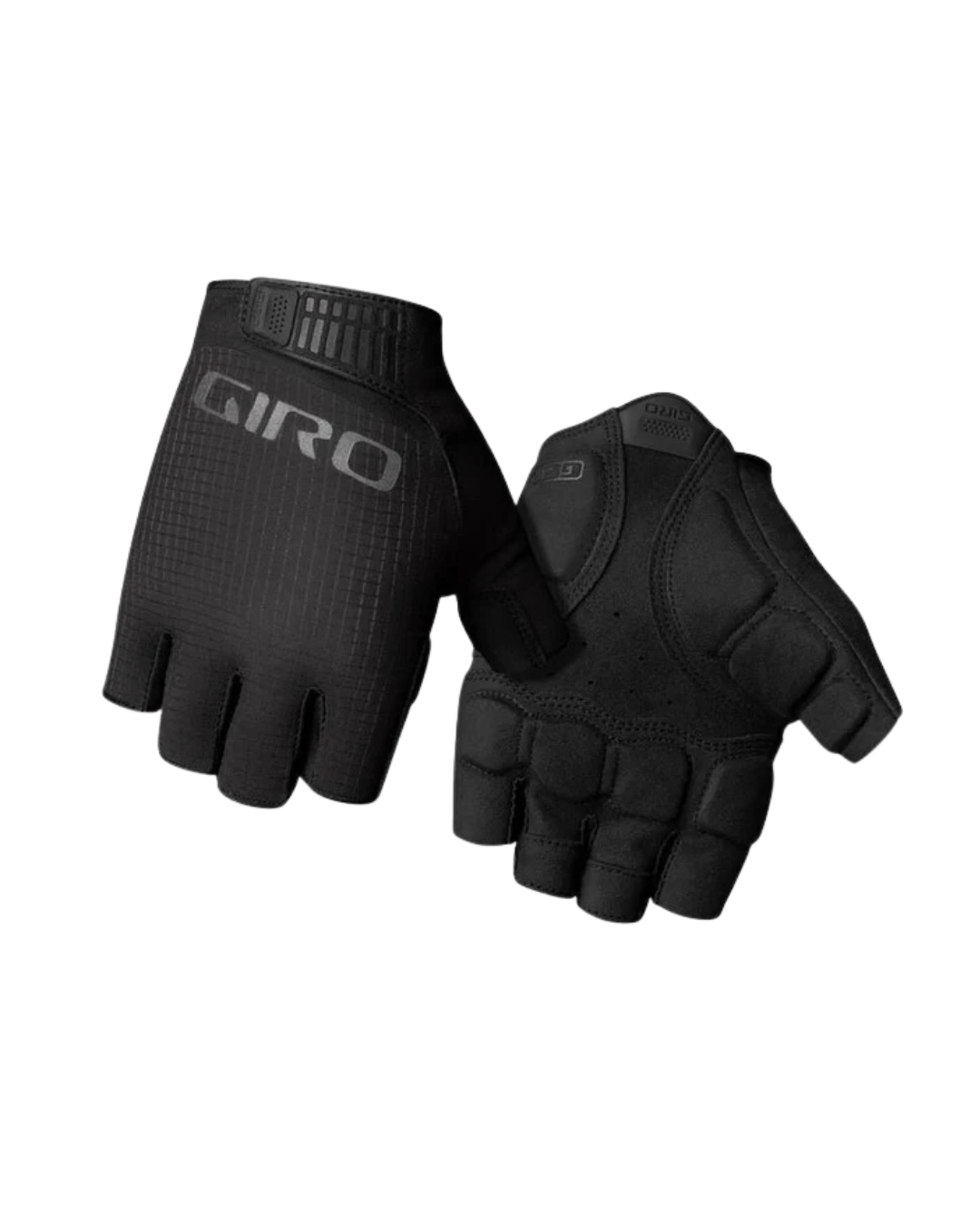 GUANTES CICLISMO GIRO BRAVO GEL II DEDO CORTO NEGRO UNISEX