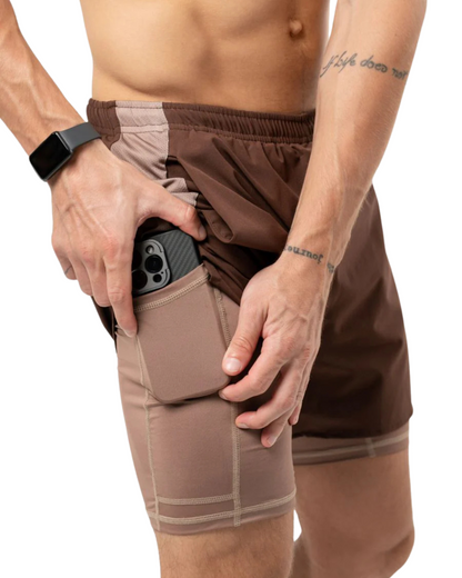 PANTALONETA RUNNING NO RULES CHOCOLATE