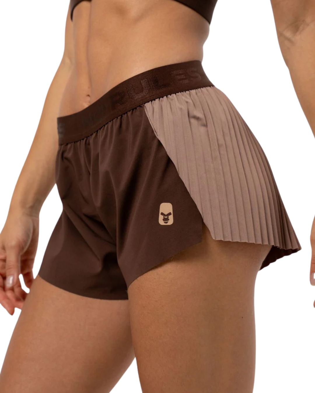 SHORT RUNNING NO RULES PERFORMANCE CON LICRA INTERIOR CHOCOLATE