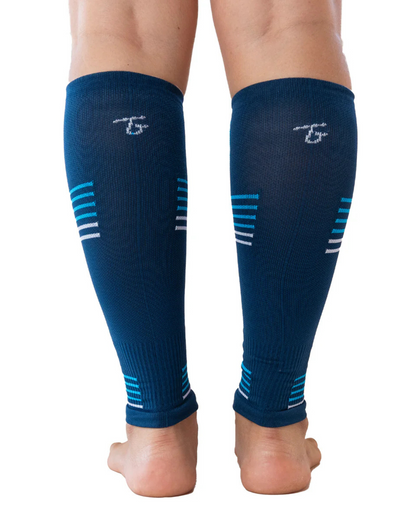 PANTORILLERAS TABA  COMPRESIÓN 3D AZUL OSCURO TURQUEZA BLANCO UNISEX