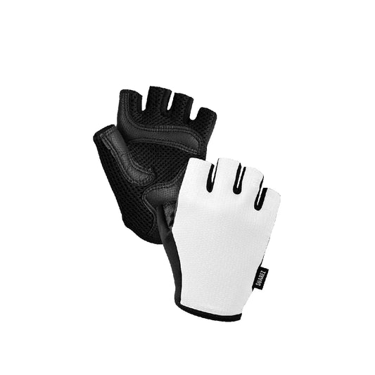 GUANTES DE CICLISMO SUÁREZ SALLOW DEDO CORTO BLANCO UNISEX