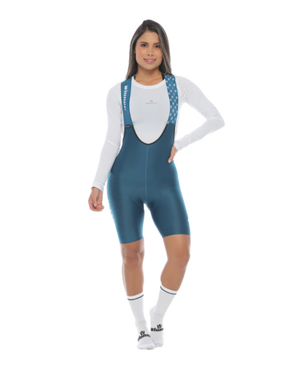 PANTALONETA CON TIRAS WINNER HIBRID AZUL PETROLEO DAMA