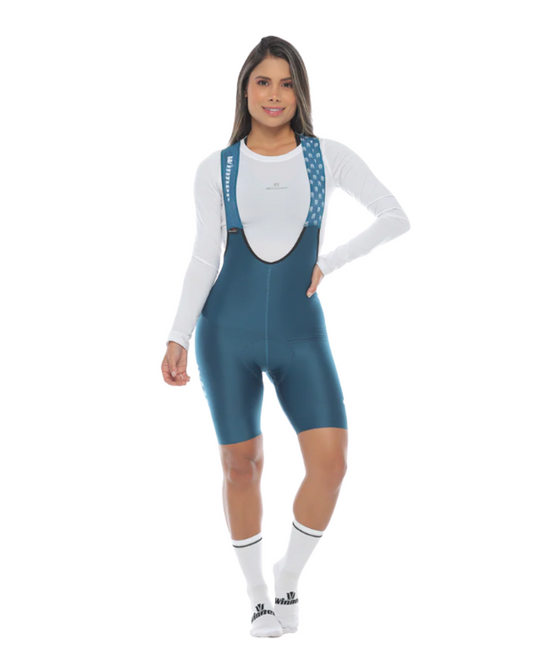 PANTALONETA CON TIRAS WINNER HIBRID AZUL PETROLEO DAMA