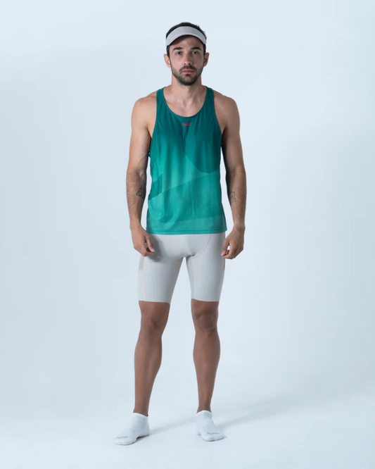 CAMISETA RUNNING SAFETTI PACER VERDE MANGA SISA HOMBRE