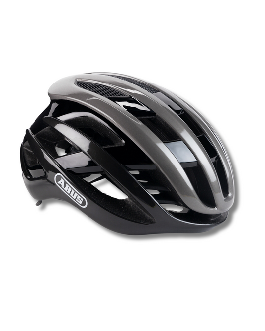 CASCO RUTA ABUS AIRBREAKER NEGRO/ GRIS