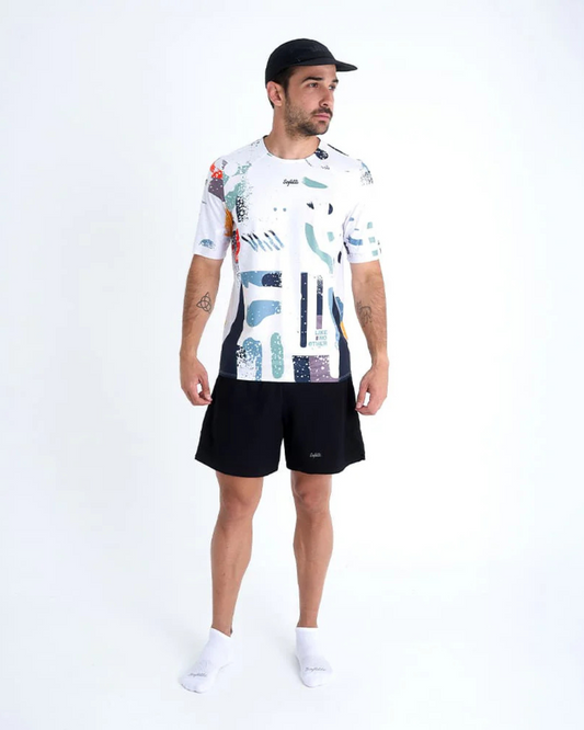 CAMISETA RUNNING/PÁDEL SAFETTI ROOTED ESTAMPADO HOMBRE
