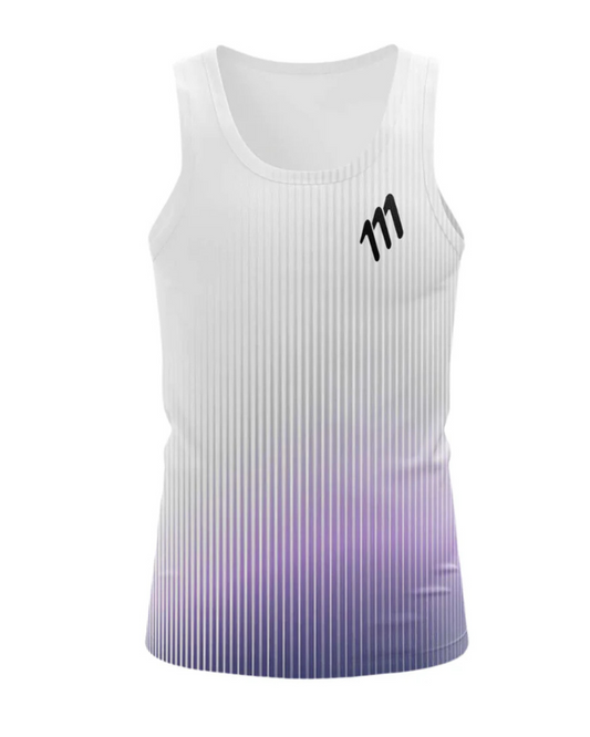 CAMISETA RUNNING 111 TANK ARÁNDANO MANGA SISA HOMBRE