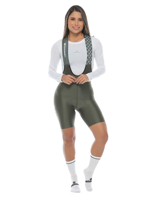PANTALONETA CON TIRAS WINNER HIBRID VERDE DAMA