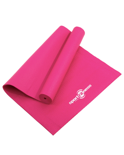 COLCHONETA SPORT FITNESS PARA YOGA ROSADA