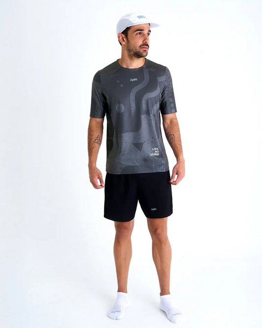 CAMISETA RUNNING/PÁDEL SAFETTI BLUEBERRY COLOMBIA HOMBRE