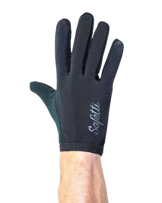 GUANTES CICLISMO SAFETTI ESSENZIALES DEDO LARGO NEGRO UNISEX