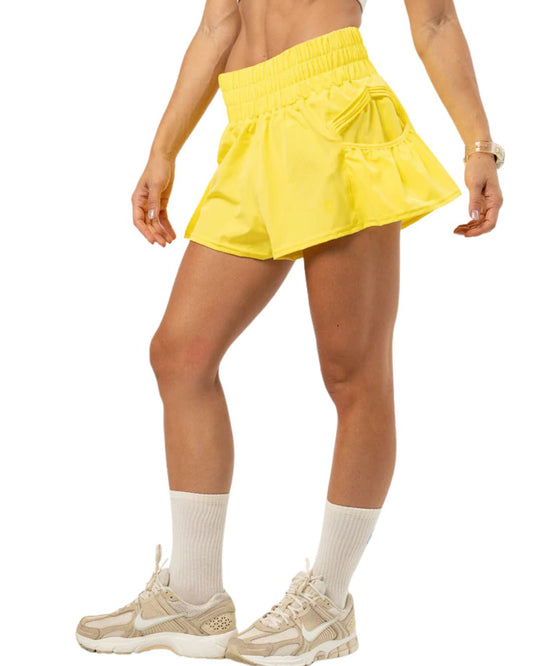 SHORT RUNNING NO RULES RUSH YELLOW