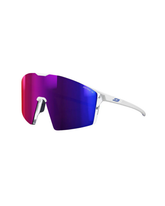GAFAS JULBO EDGE GROUPAMA-FDJ BLANCO AZUL CON LENTE ESPEJADA SPECTRON HD 3 AZUL