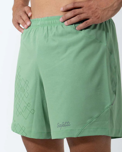 PANTALONETA RUNNING SAFETTI VENTURI LIGHT VERDE PISTACHIO HOMBRE