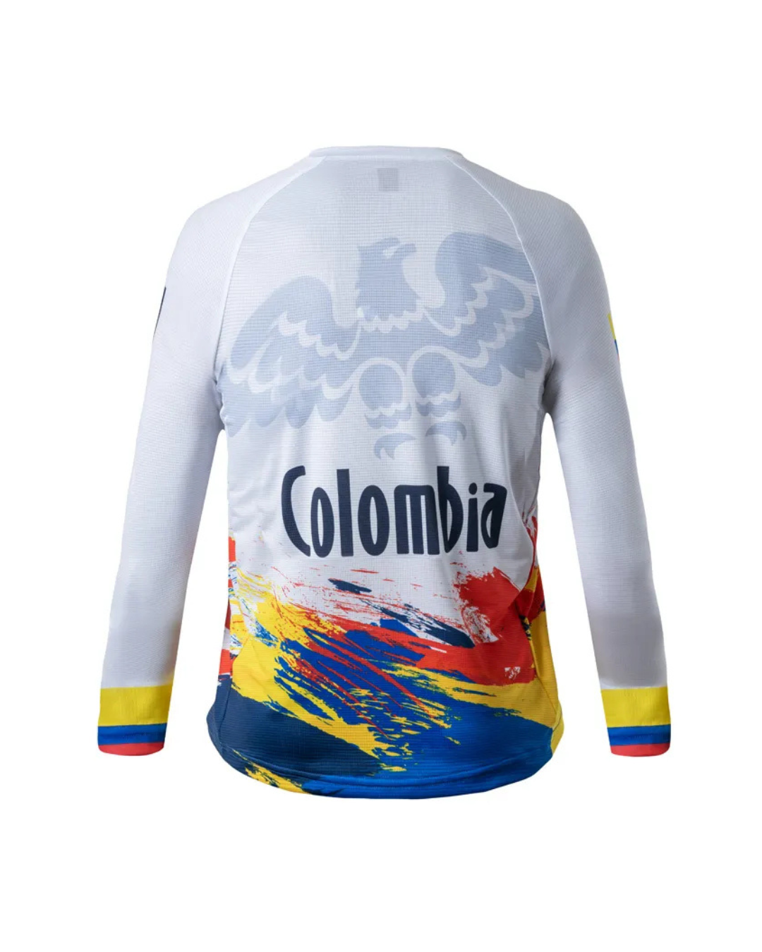 BUZO BMX NIÑOS FEDERACIÓN COLOMBIA BLANCO