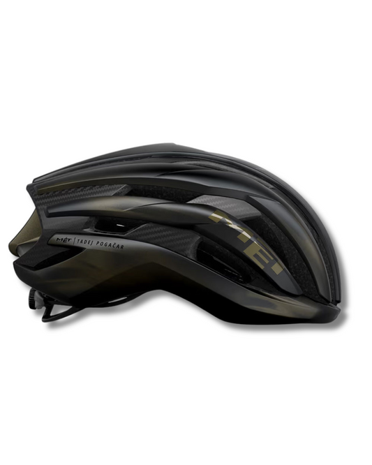 CASCO RUTA MET TRENTA 3K CARBON MIPS NEGRO/  TADEJ POGAČAR EDITION