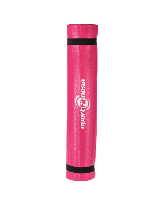 COLCHONETA SPORT FITNESS PARA YOGA ROSADA