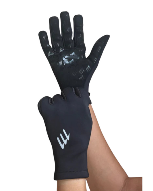GUANTES CICLISMO 111 TERMICOS DEDO LARGO NEGRO UNISEX
