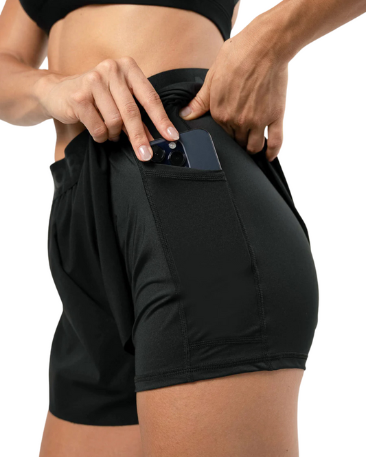 SHORT RUNNING NO RULES PERFORMANCE  CON LICRA INTERIOR NEGRO
