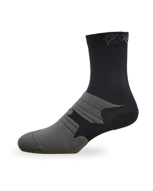 MEDIAS XPEDITION MARATÓN 6” NEGRO/GRIS UNISEX