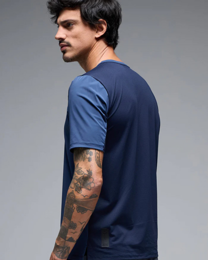 CAMISETA RUNNING GVL BYND OSAKA AZULHOMBRE