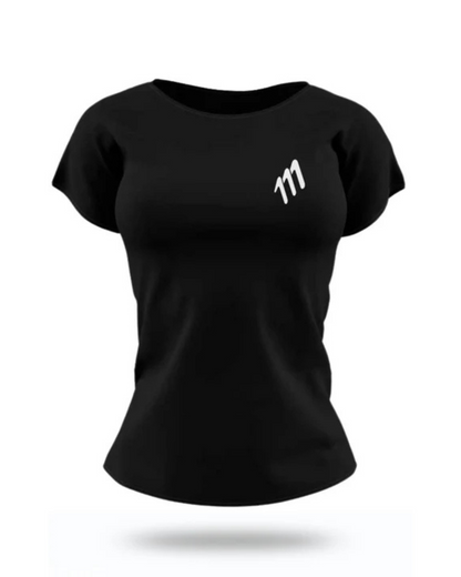 CAMISETA RUNNING 111 TEE NEGRO DAMA