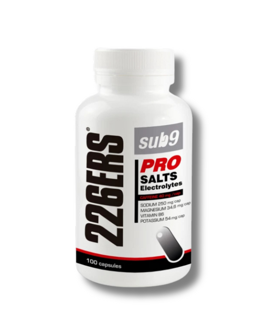 226ERS SALES  Y ELECTROLITOS CON CAFEÍNA - 100 CÁPSULAS / SUB9 PRO SALTS ELECTROLYTES