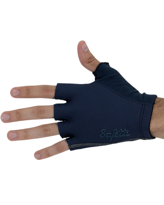 GUANTES CICLISMO SAFETTI ESSENZIALES DEDO CORTO AZUL UNISEX